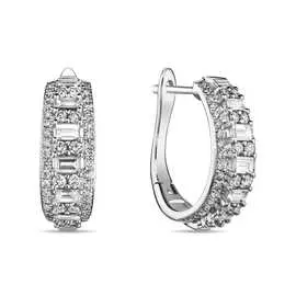 Золотые Серьги c бриллиантами