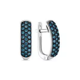 Золотые Серьги c бриллиантами