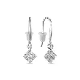 Золотые Серьги c бриллиантами