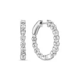 Золотые серьги c бриллиантами