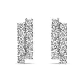 Золотые серьги c бриллиантами