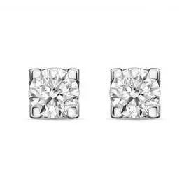 Золотые серьги c бриллиантами