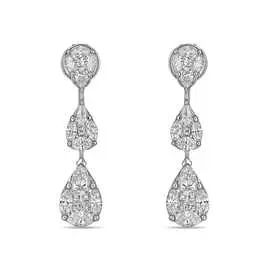 Золотые Серьги c бриллиантами