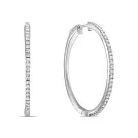 Золотые серьги c бриллиантами