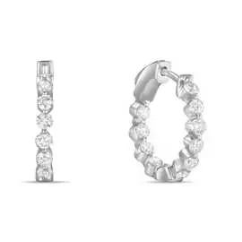 Золотые серьги c бриллиантами