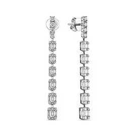 Золотые Серьги c бриллиантами