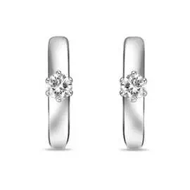 Золотые Серьги c бриллиантами