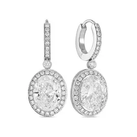 Золотые серьги c бриллиантами