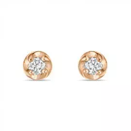 Золотые Серьги c бриллиантами