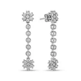 Золотые Серьги c бриллиантами