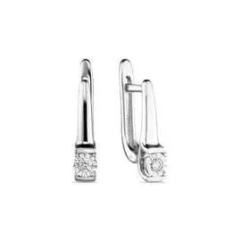 Золотые Серьги c бриллиантами