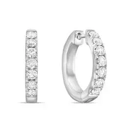 Золотые серьги c бриллиантами