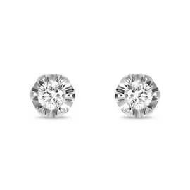 Золотые Серьги c бриллиантами