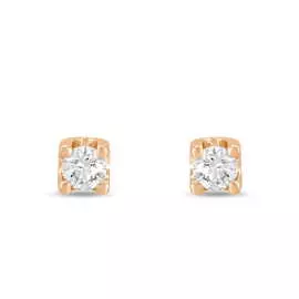 Золотые Серьги c бриллиантами