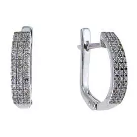 Золотые Серьги c бриллиантами