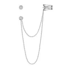 Золотые серьги c бриллиантами