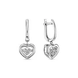 Золотые Серьги c бриллиантами