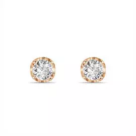 Золотые Серьги c бриллиантами