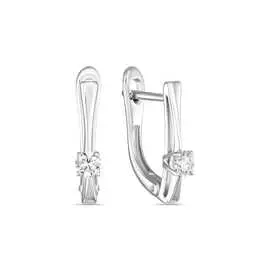 Золотые Серьги c бриллиантами