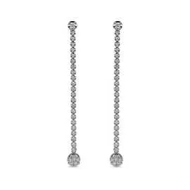 Золотые Серьги c бриллиантами