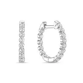 Золотые серьги c бриллиантами