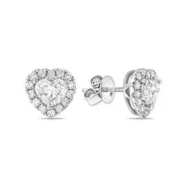 Золотые серьги c бриллиантами