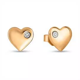 Золотые серьги c бриллиантами