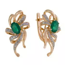 Золотые серьги