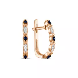 Золотые серьги