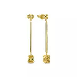 Золотые Серьги c фианитами