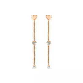 Золотые Серьги c фианитами