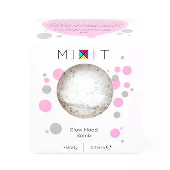 Блестящий бурлящий шар для ванны с витамином Е и растительными экстрактами