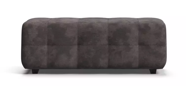 Банкетка BOSS велюр Alkantara серая