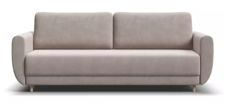 Диван Астон NEW велюр Monolit латте