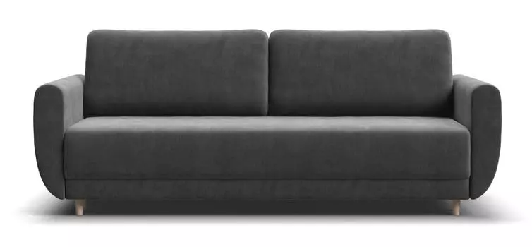Диван Астон NEW велюр Monolit серый