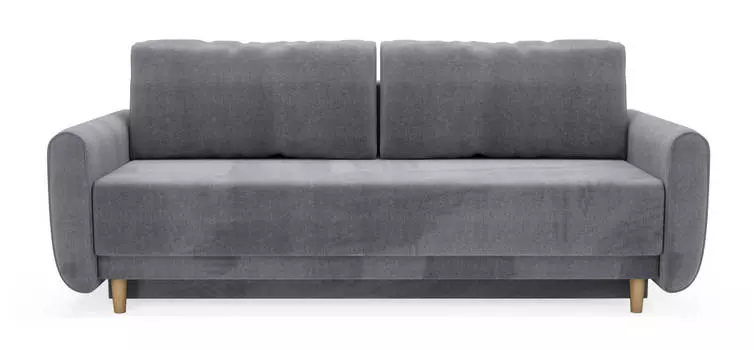 Диван Бонн велюр Monolit графит