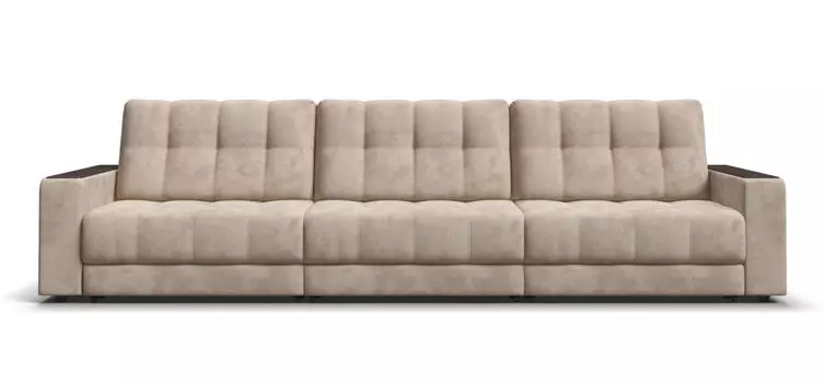 Диван BOSS GRAND Велюр Alkantara пепел