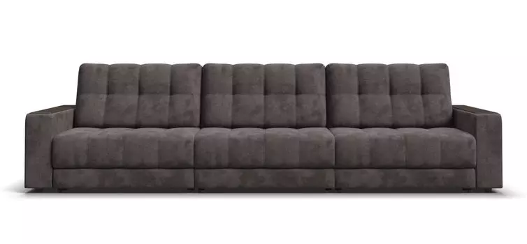 Диван BOSS GRAND Велюр Alkantara серый