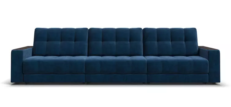 Диван BOSS GRAND Велюр Monolit синий