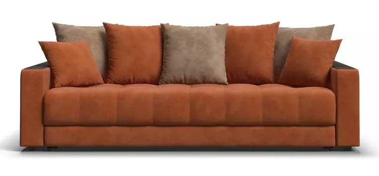 Диван BOSS Rich SE Велюр Alkantara оранж