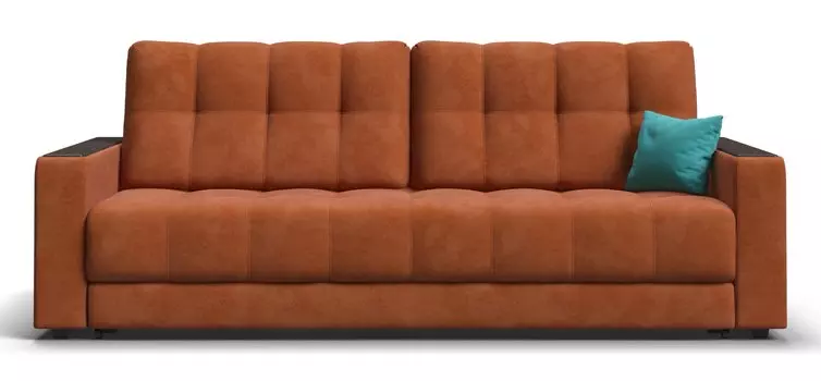 Диван BOSS 2.0 велюр Alkantara оранж