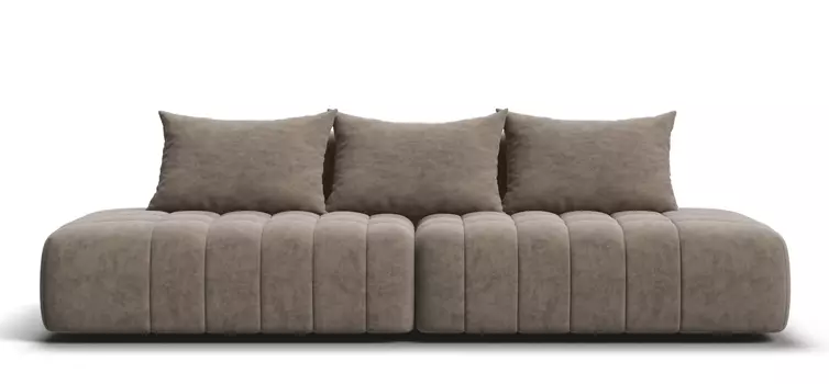 Диван Босс Твин прямой Велюр Royal тауп NEW