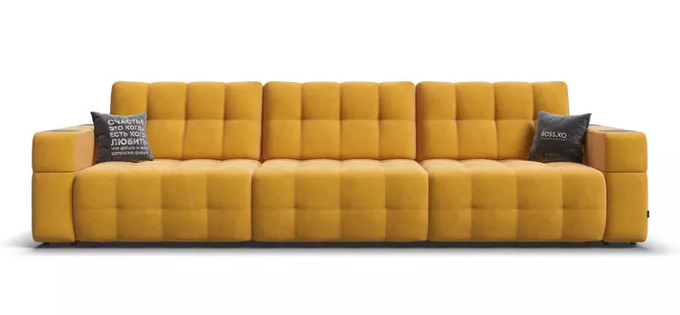Диван BOSS.XO MAX велюр Monolit маст / WOOD Rock