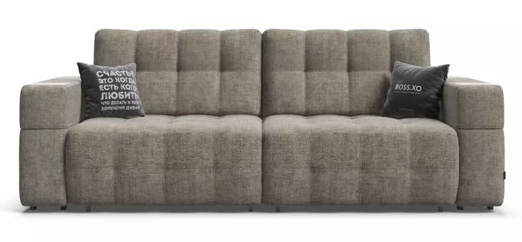 Диван BOSS.XO шенилл IQ бежевый / WOOD Snow