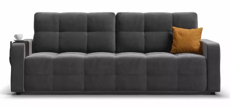Диван Dandy 2.0 велюр Monolit серый
