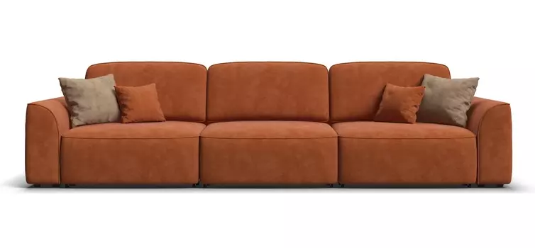 Диван KING MAX SE велюр Alkantara оранж