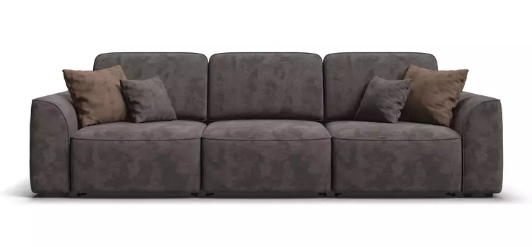 Диван KING MODOOL MAX Велюр Alkantara серый