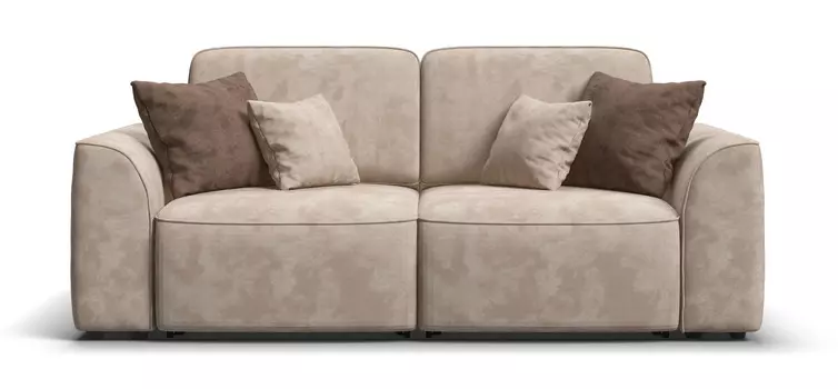 Диван KING MODOOL Велюр Alkantara пепел