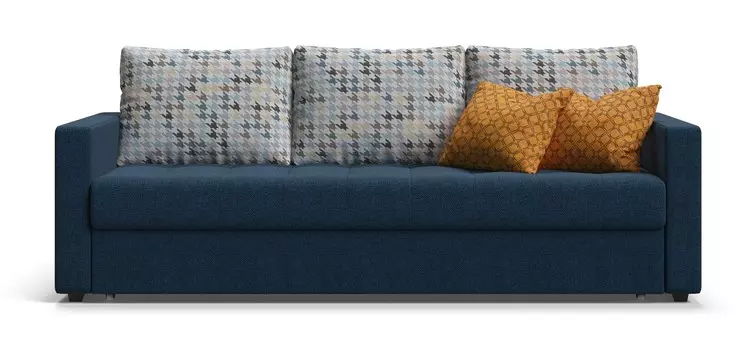 Диван Кёльн рогожка Malmo синий, мозаика гол