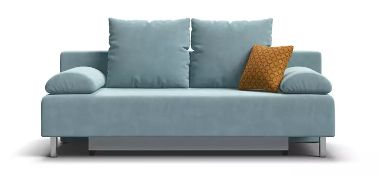 Диван Мадрид MINI 2.0 НПБ велюр Monolit аква